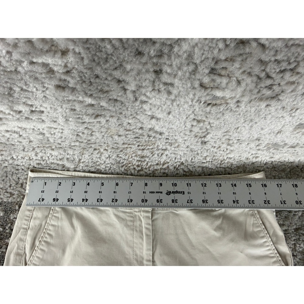 Talbots Size 6 The Weekend Chino Casual Ankle Khaki Pants Beige Womens - Picture 3 of 10